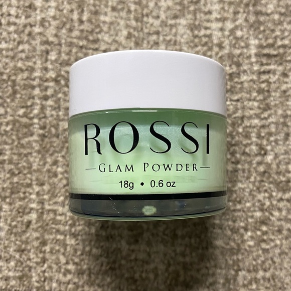 NEW Rossi Nails Glam Powder - Electric Daisy (Glow in the Dark) - Picture 1 of 3